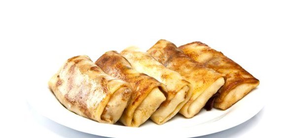 Блинчики с мясной начинкой