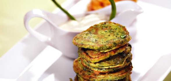 Овощные оладьи