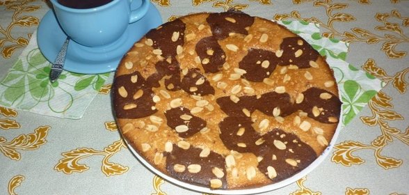 Кекс мраморный