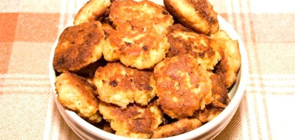 Оладьи из куриных грудок