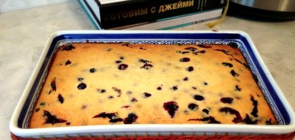Творожное тесто с ягодами