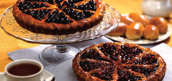 Ягодный пирог