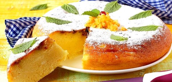 Творожный пирог в мультиварке