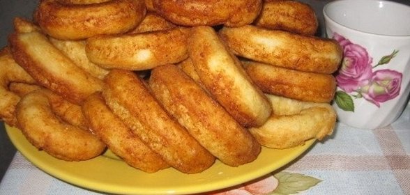 Пончики с творогом