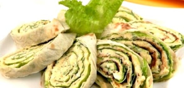 Лаваш с курицей и сыром