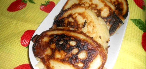 Оладьи с начинкой из капусты