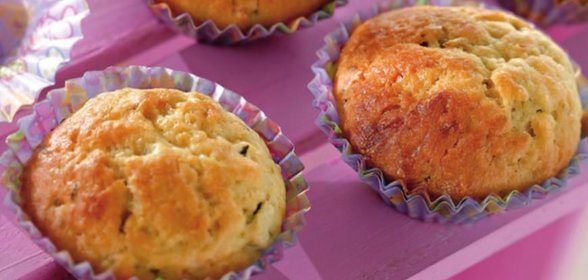 Сладкие кексы с цукини и лаймом