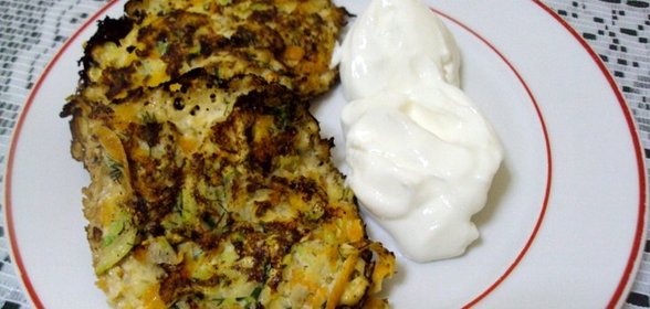 Блинчики из кабачков и моркови