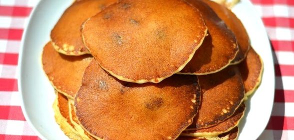 Творожные блинчики с изюмом