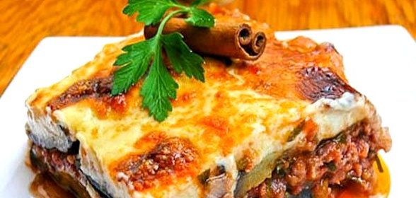 Мусака с баклажанами