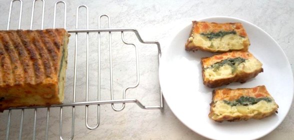 Яркий овощной кекс