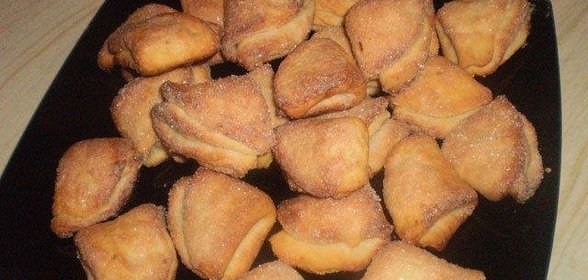 Печенье творожное на маргарине