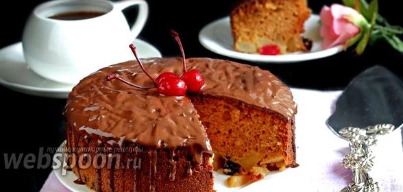 Карамельная шарлотка