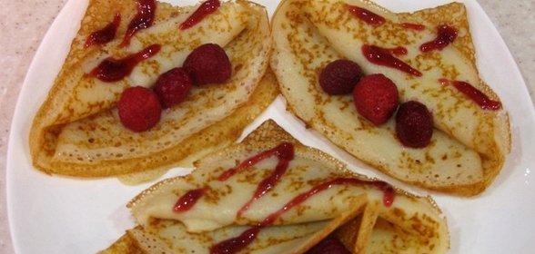 Блины на молоке и кефире