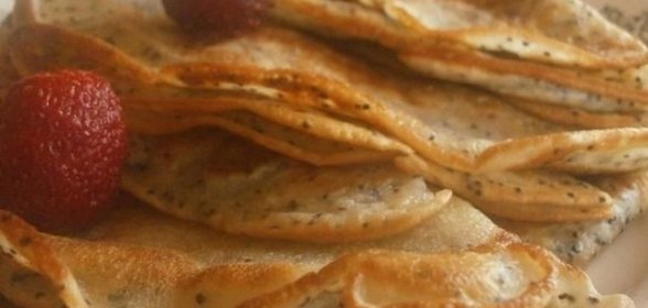 Медовые блинчики с маком