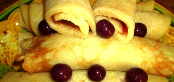 Нежные блинчики на йогурте