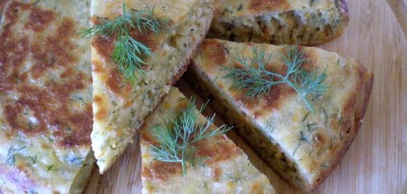 Пирог с капустой для ленивых