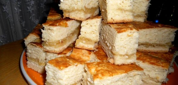 Пирог с лимонной начинкой