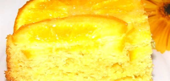 Апельсиновый пирог с орехами