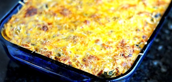 Запеканка из риса в мультиварке