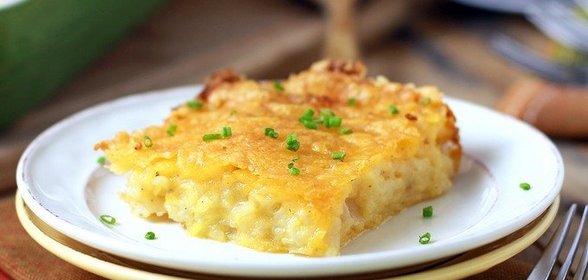 Картофельная запеканка с сыром в духовке
