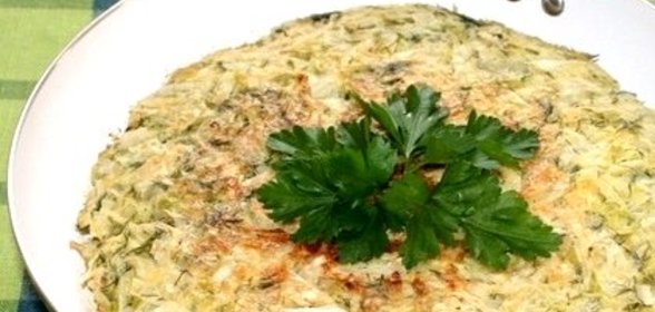 Капустный пирог на сковороде