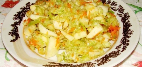 Салат из редьки с майонезом