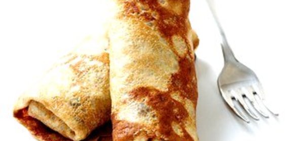 Блины с селедкой