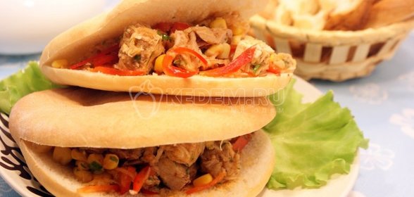 Лепешки с начинкой