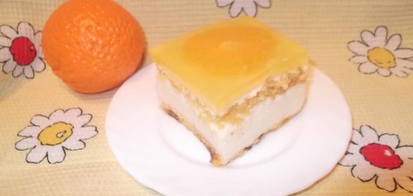 Апельсиновое пирожное