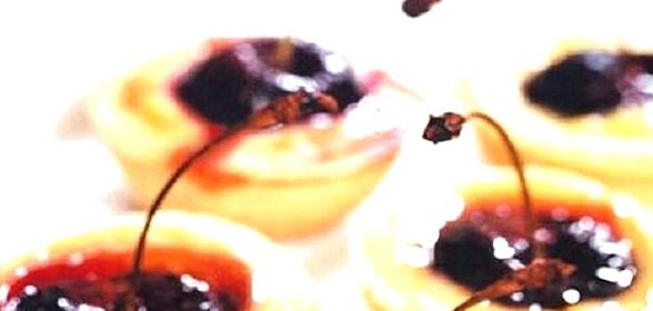 Тарталетки с черешней