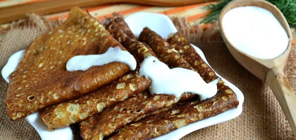 Блины на молоке тонкие