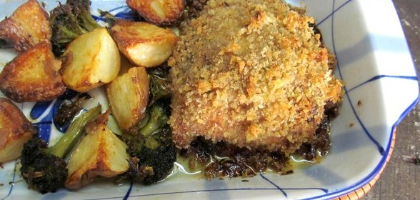 Курица под хлебной корочкой