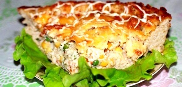 Пирог с гавайской начинкой