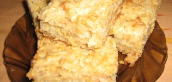 Насыпной яблочный пирог