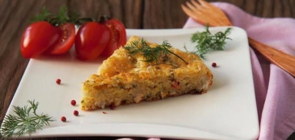 Рыбный пирог на скорую руку