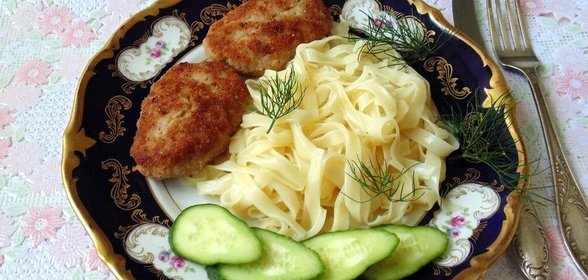 Котлеты с молоком