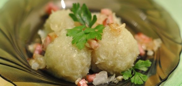 Картофельные клецки постные