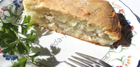 Пирог с курицей