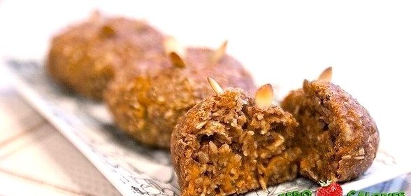 Морковно-банановое печенье из овсяных хлопьев