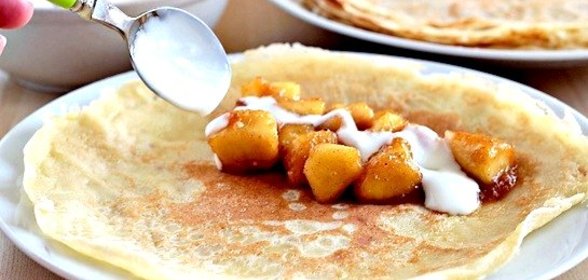Блинчики с карамелью