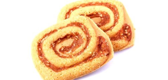 Творожное печенье с орехами