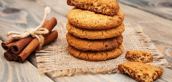Овсяное печенье с корицей