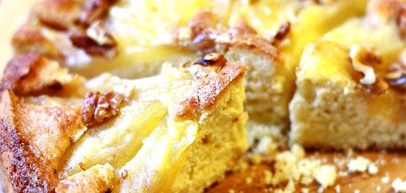 Пирог с грушами в мультиварке