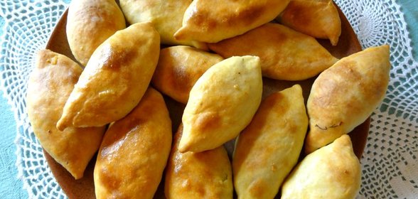 Пирожки с яйцом