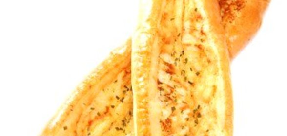 Сырно–чесночный хлеб с зеленью