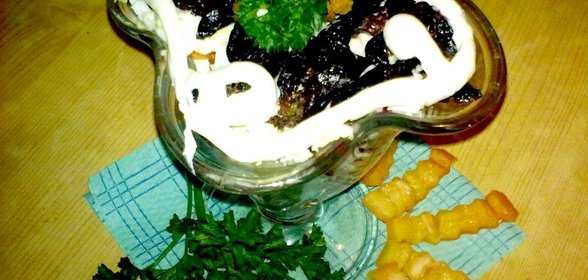 Салат-коктейль с курицей