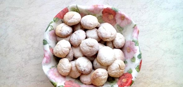Творожное печенье с лимонным ароматом