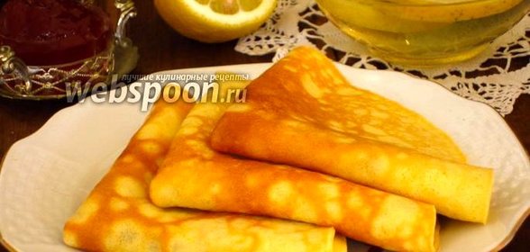Лимонные блинчики