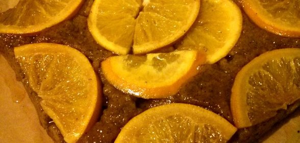 Апельсиново-кофейный пирог с медом